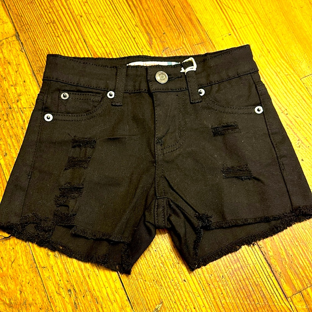 Denim shorts